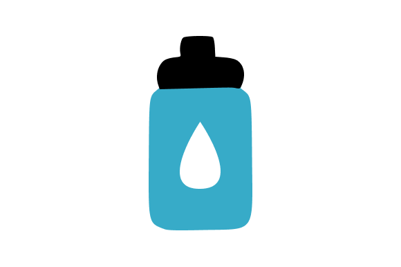 Blue Water Bottle Hydration Clip Art: A Versatile Asset for Modern Creative Work