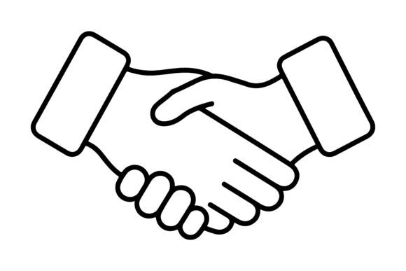 Business Partnership Handshake: A Versatile Vector for Branding
