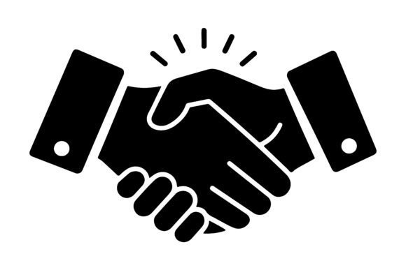 Clean Handshake Symbol: A Versatile Tool for Professional Design