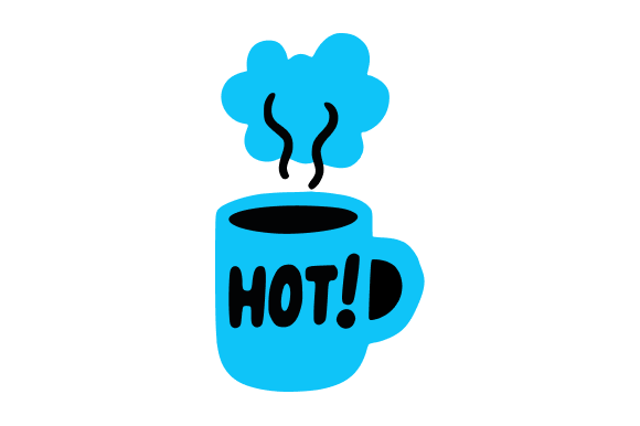 Hot Coffee Mug Steam Doodle: A Versatile Vector Asset for Modern Creative Work