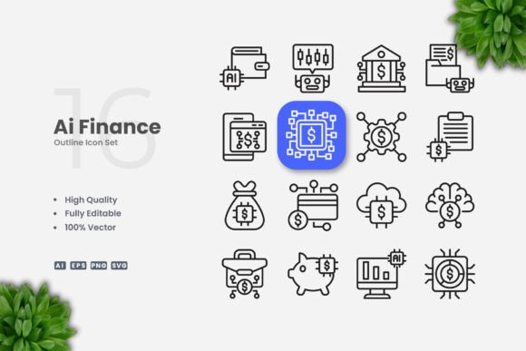 Why Ai Finance Outline Icons Are Reshaping Modern Visual Communication